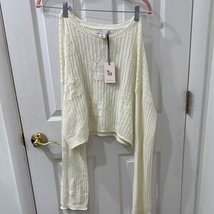 Shein Cream Knit Sweater